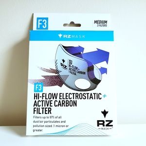 RZ Mask F3 Hi-Flow Active Carbon Filters 3 Pack M